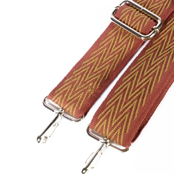 Sale Bandoulière Sangle coton W Marron Bandoulières | Accessoires