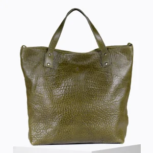 Fashion Cabas Ruban cuir Bubble Olive Grands Cabas | Sacs Souple