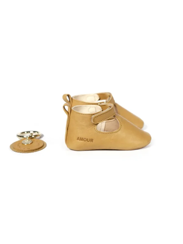 Best Sale Chausson B Caramel Chaussons Bébés