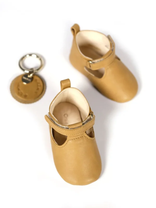 Best Sale Chausson B Caramel Chaussons Bébés