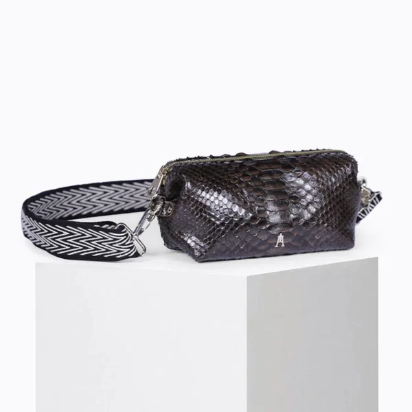 Outlet Pochette Nuage Python Choco Mini Sacs