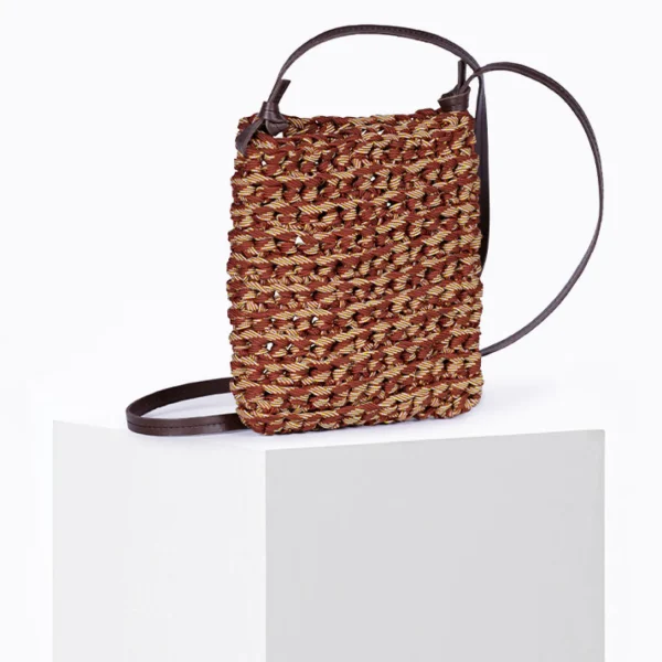 New Sac Zephyr macramé Choco Mix Mini Sacs | Sacs Bandoulières